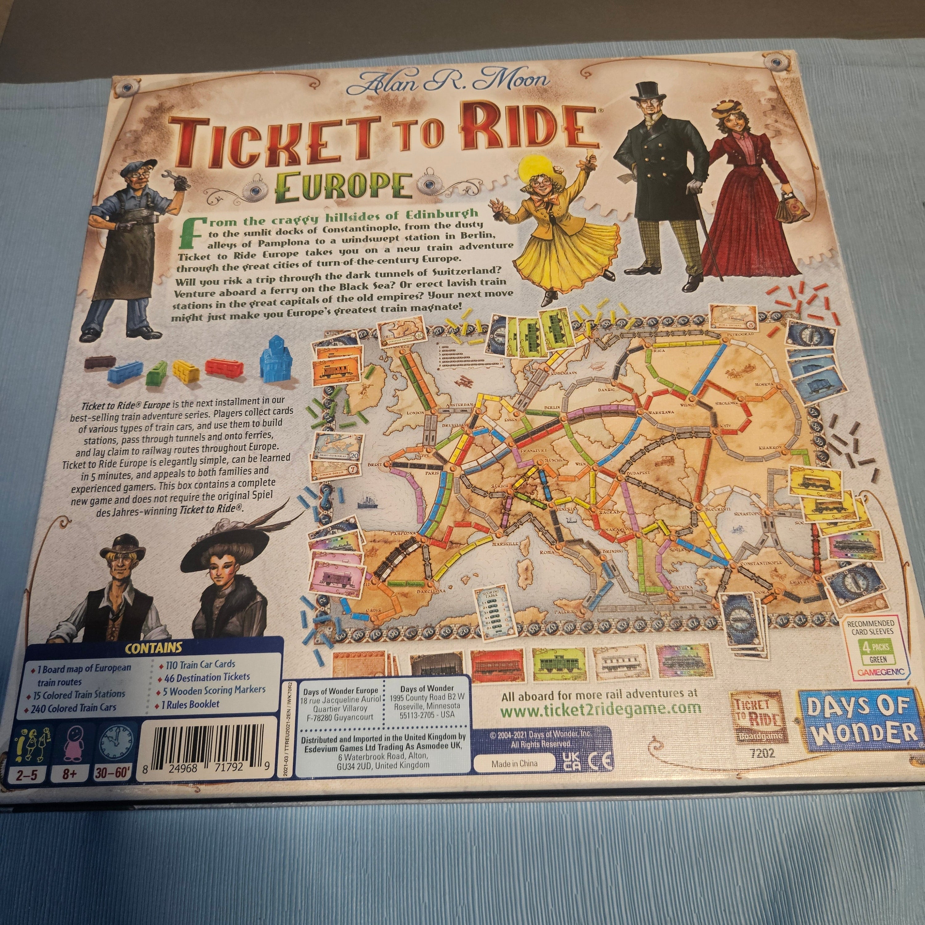 *USADO* Ticket to Ride Europe