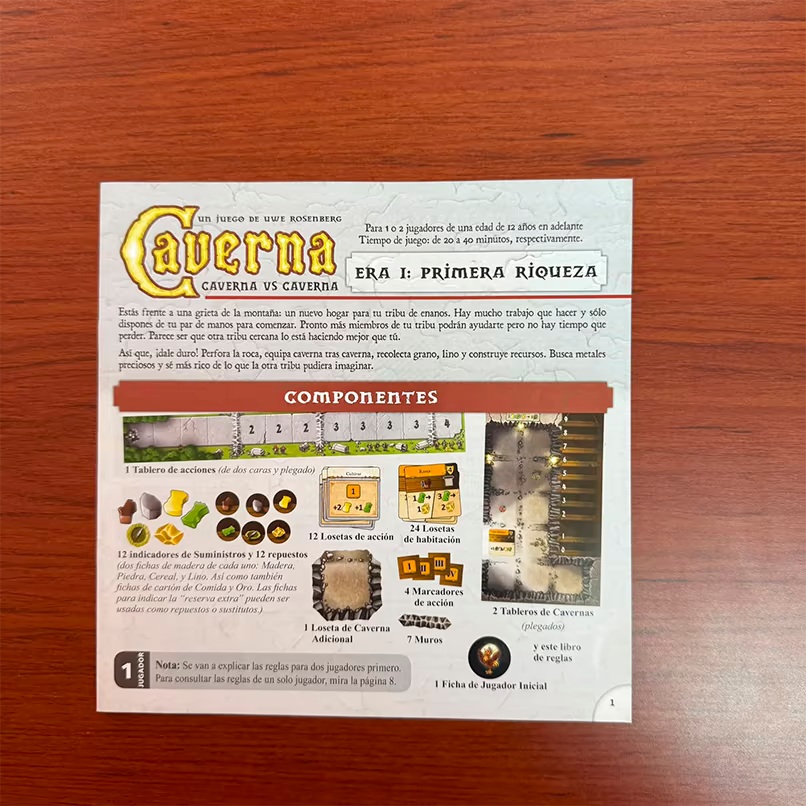 *USADO* Caverna: 2 Jugadores