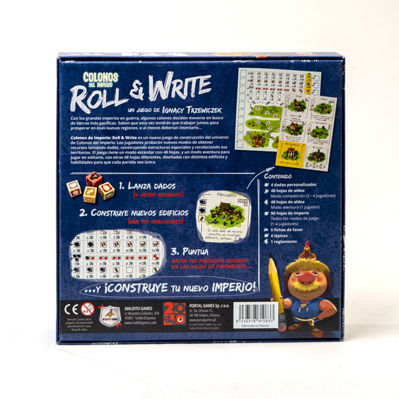Colonos Del Imperio: Roll & Write