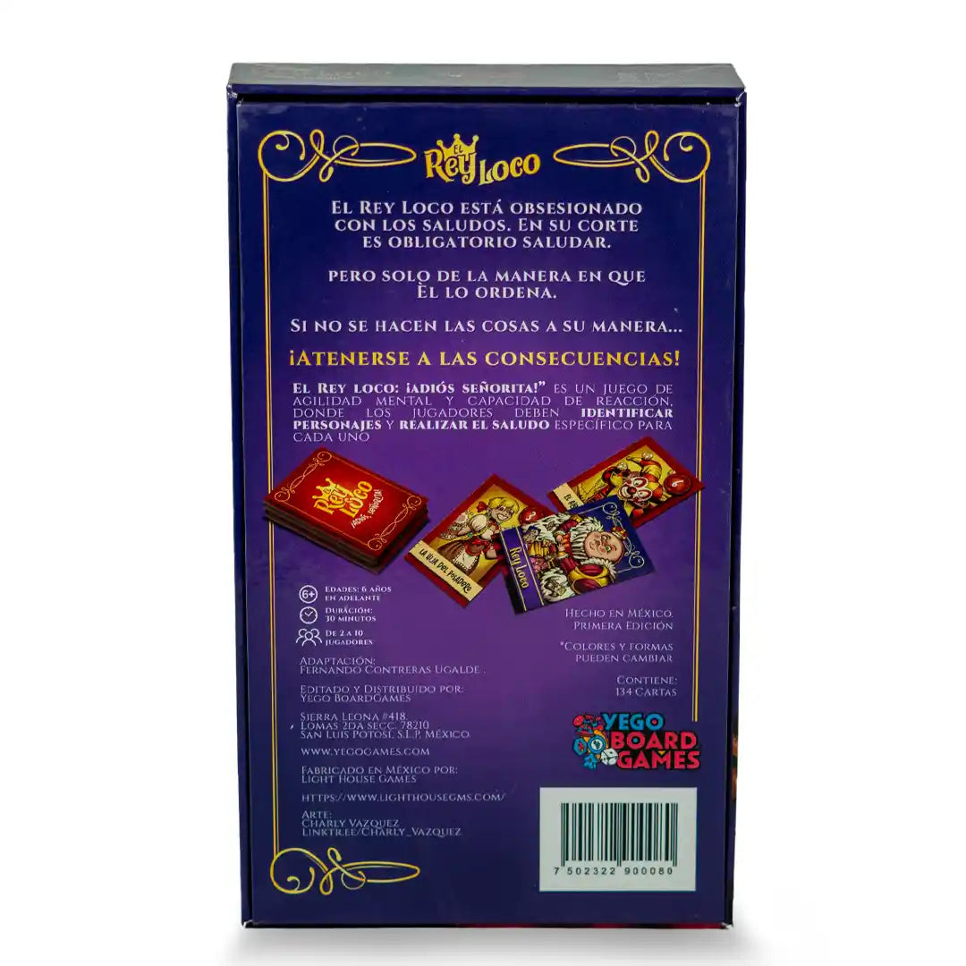 El Rey Loco : ¡Adiós Señorita!