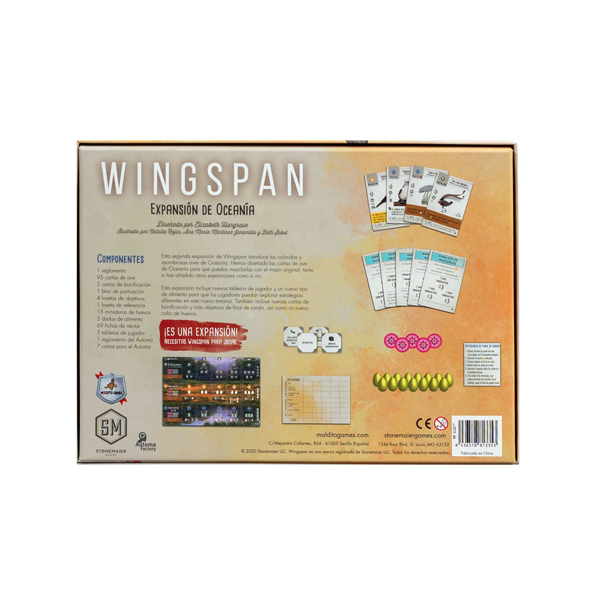 Wingspan: Expansión Oceanía